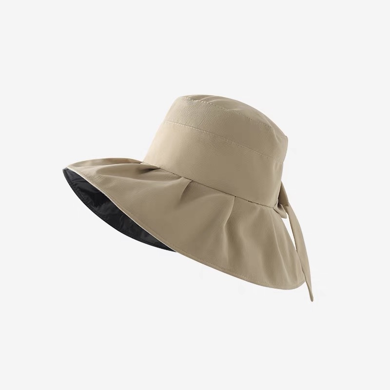 Vinyl UV Protection Bow Fisherman Hat Cover Face Big Brim