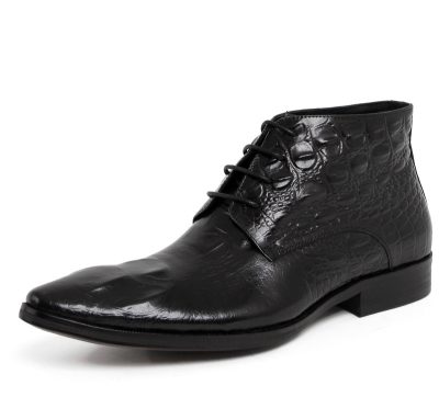 High-top Alligator Leather Doc Martens For Men