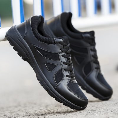 Autumn Training Shoes Men's Black Physical Fitness