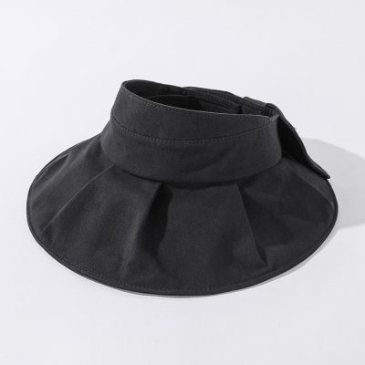 Color Matching Ice Silk Headband Topless Hat Sun Protection Hat