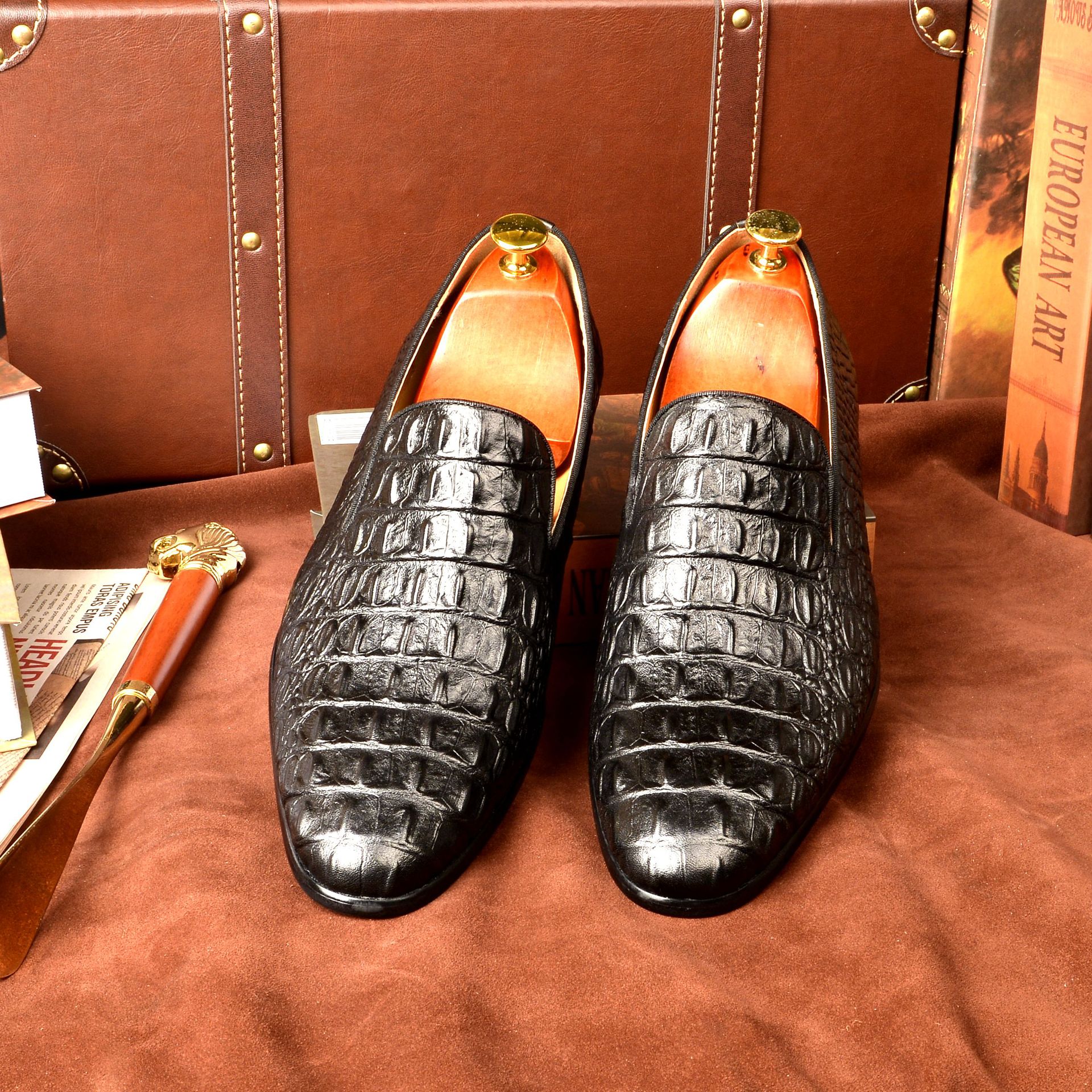 Men's Business Suit Leather Shoes