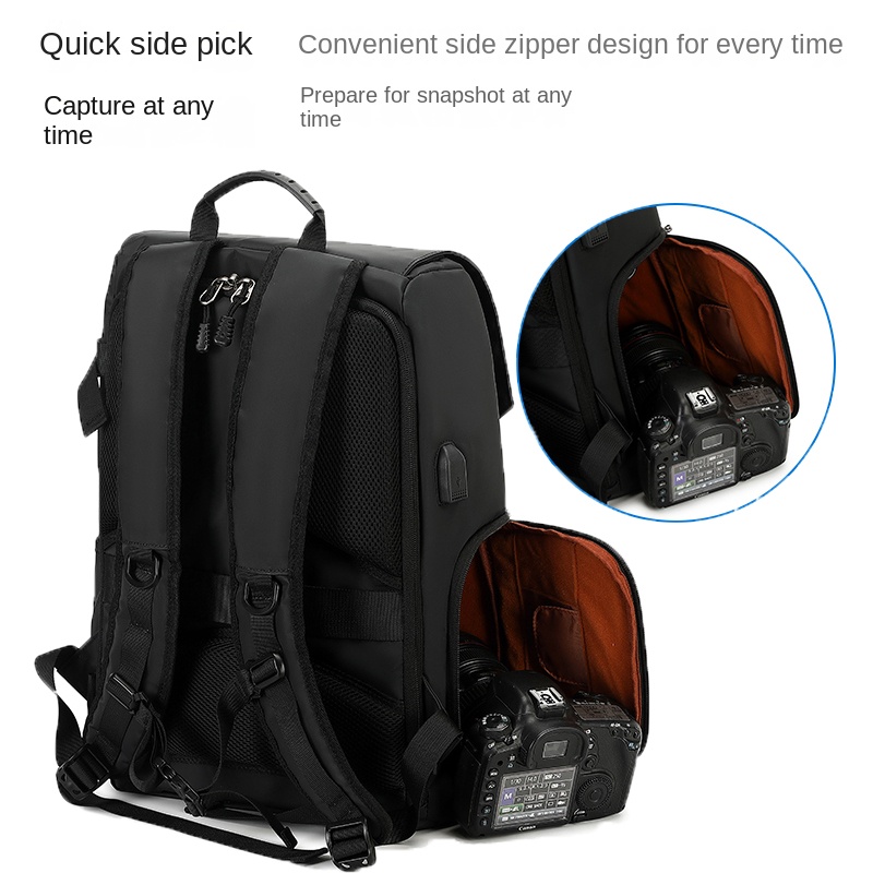 Large Capacity Shoulder Camera Bag