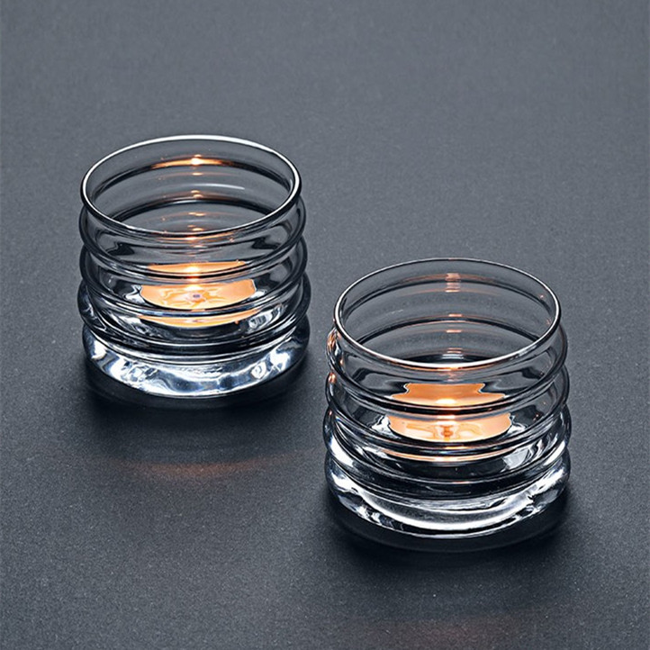 Minimalist Romantic Snow Glass Candle Cup Nordic Ins Wind