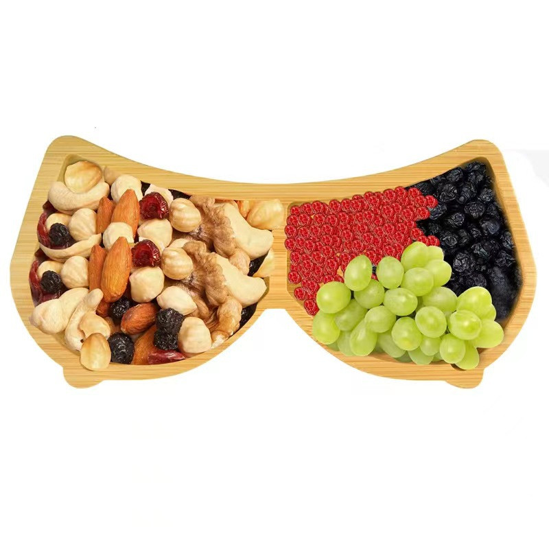 Outdoor Camping Picnic Wooden Dinner Plate
