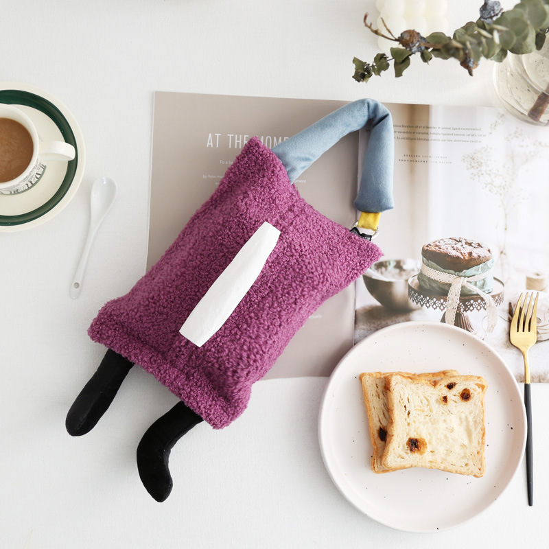 Car Living Room Fabric Hanging Tissue Box