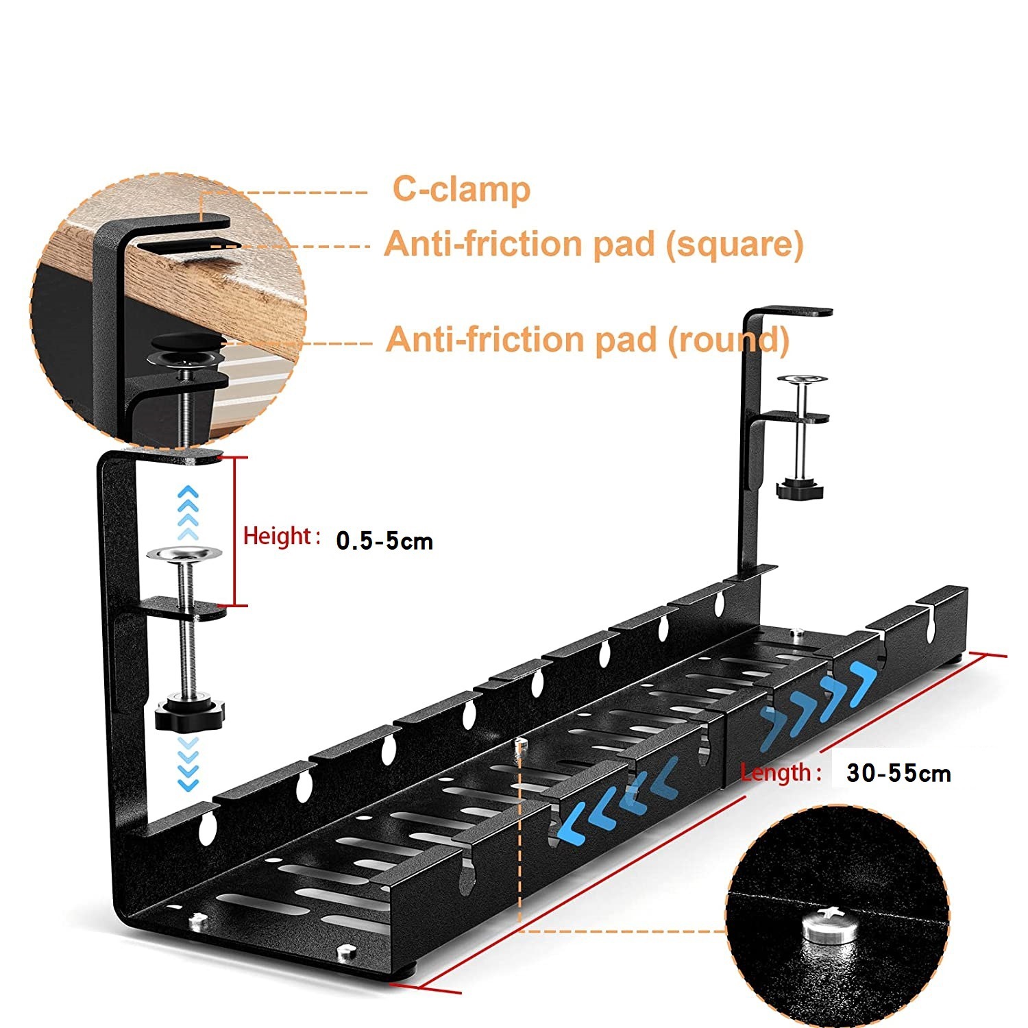 Non-punching Patch Panel Storage Rack