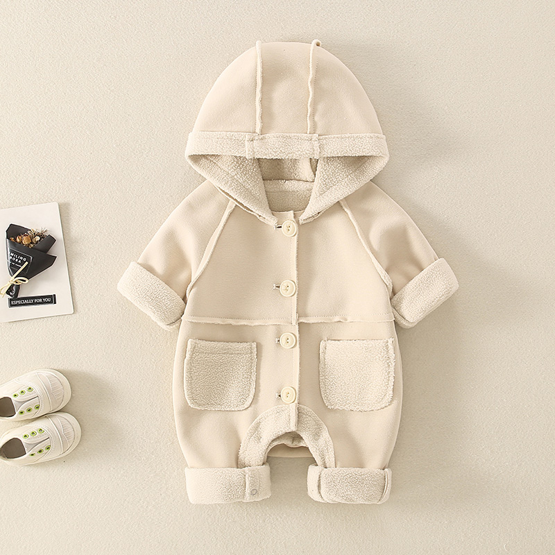 All-in-one Plush Jumpsuit Cute And Cute For Both Boys And Girls