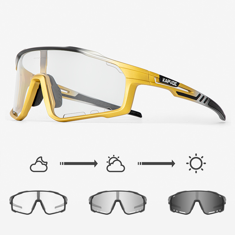Color Changing Cycling Eye Bicycle Outdoor Sports Goggles
