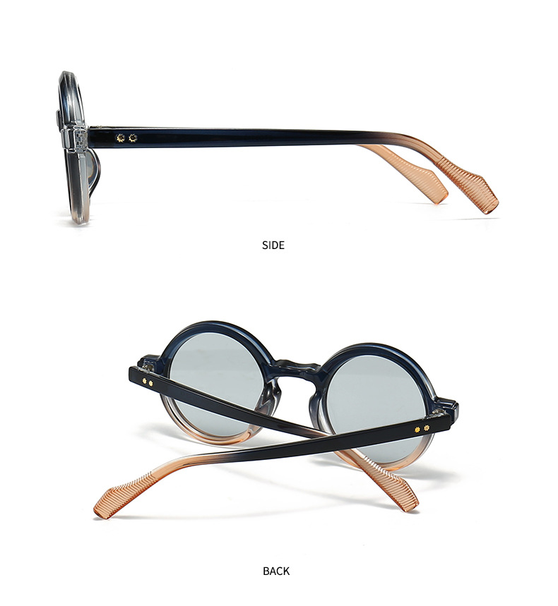 European And American Retro Artistic Sunglasses Modern Charm INS Style Round Sunglasses