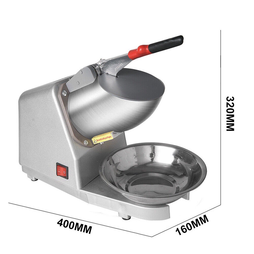 Upgraded Electric Ice Crusher Shaver Snow Cone Maker Commercial Machine2200r-m