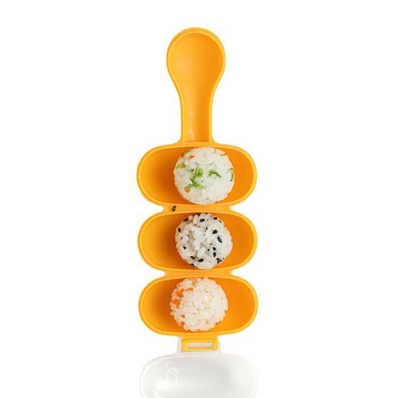 Rice Ball Mold, Shake Sushi Maker Mold, DIY Onigiri Making Tool For Kids, Food Grade Plastic Sushi Mold Kit