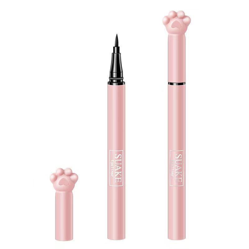 Cat's Paw Eyeliner Waterproof And Sweat-proof Long Lasting Non Smudge Ultra-fine Fine Head