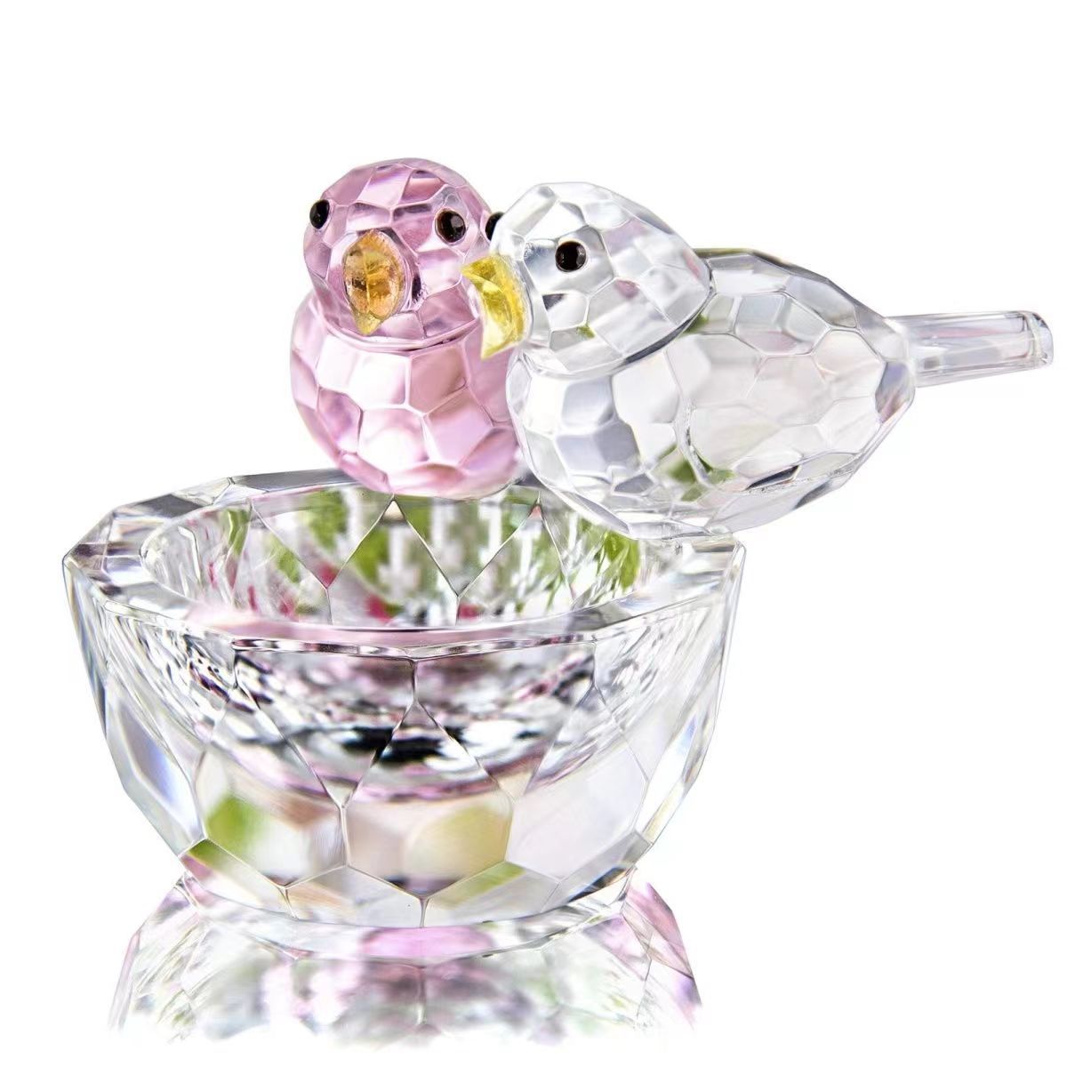 Crystal Bird's Nest Animal Decoration Crafts Living Room