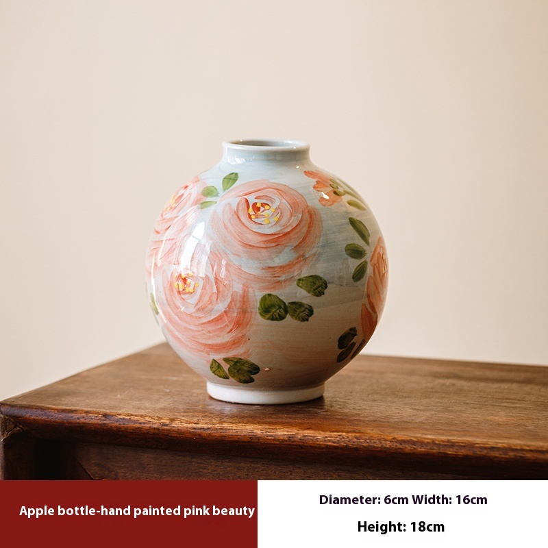 Jingdezhen Handmade Chinese Retro Ceramic Hydroponic Flower Supportable Flowers