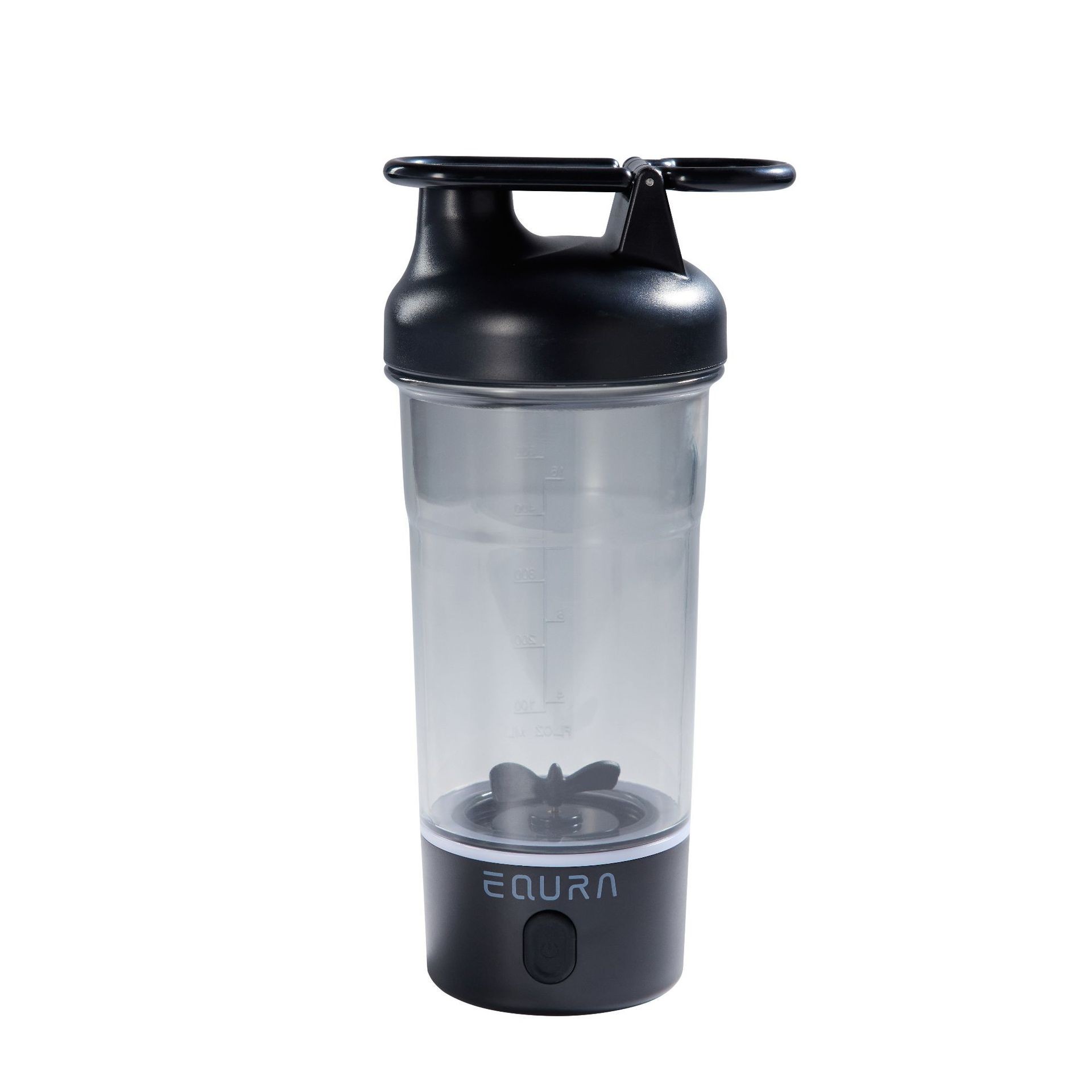 Large-capacity Portable Sports Electric Shaker Water Bottle With Measurement Markings