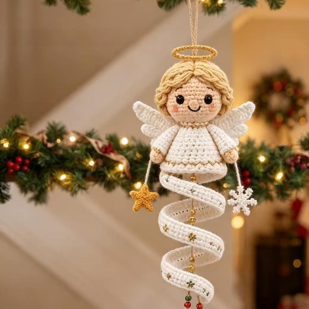 Crochet Snowman Spiral Oranment DIY Kit