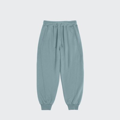 Men's Casual Solid Color Padded Sweatpants