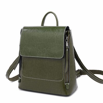 New Retro Cowhide Women's Backpack