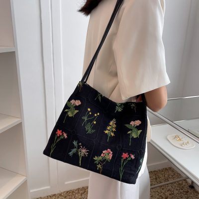 Flower Print Fashion Shoulder Bag
