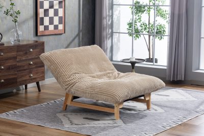 Bean bag chair for Adults ,Accent Armless Lazy Sofa, Casual Single Sofa, Corduroy Fabric, For Living Room And Bedroom , With Backrest, Single Seat