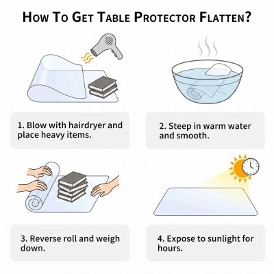 Table Cover 1.5 Mm Thick Clear PVC Desk Mat Protector Waterproof & Easy Cleaning Desk Pad Tablecloth For Office, Dining Room