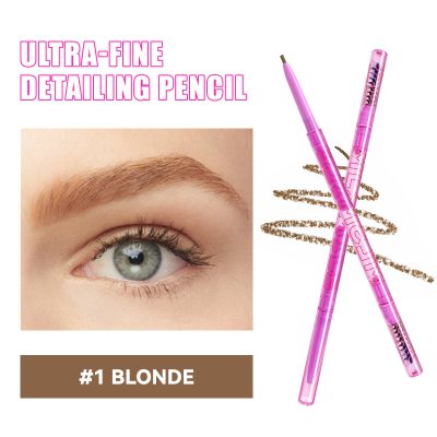 4-color Double-headed Eyebrow Pencil Waterproof And Sweat-proof Long-lasting