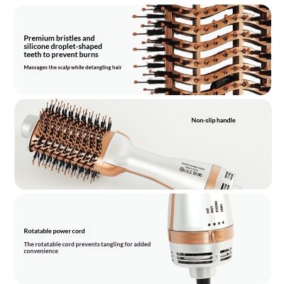 Non Heating Hot Air Hair Curling Multi Functional Hair Styling Comb