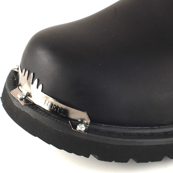 High-top Men's Outdoor Military Boots Leather Tooling