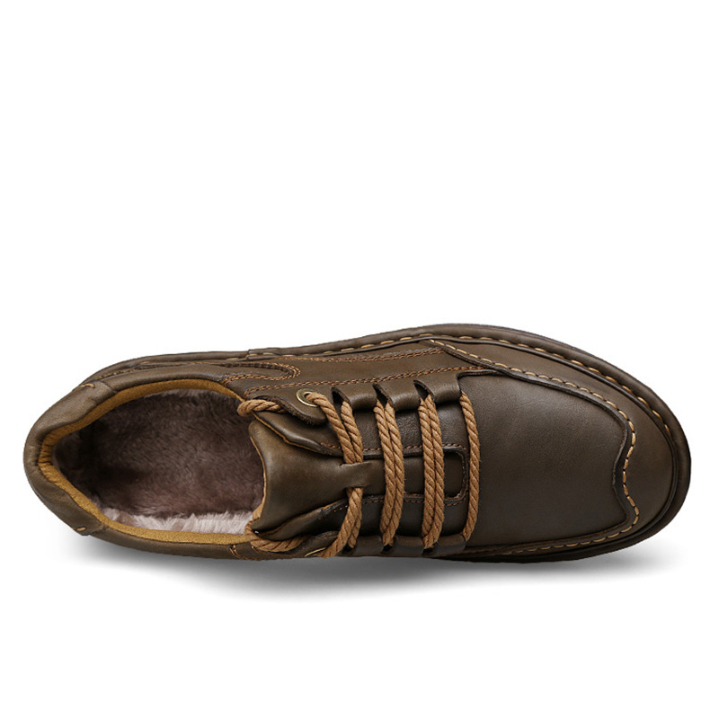Top Layer Cowhide Non-slip Wear-resistant Handmade Men's Shoes