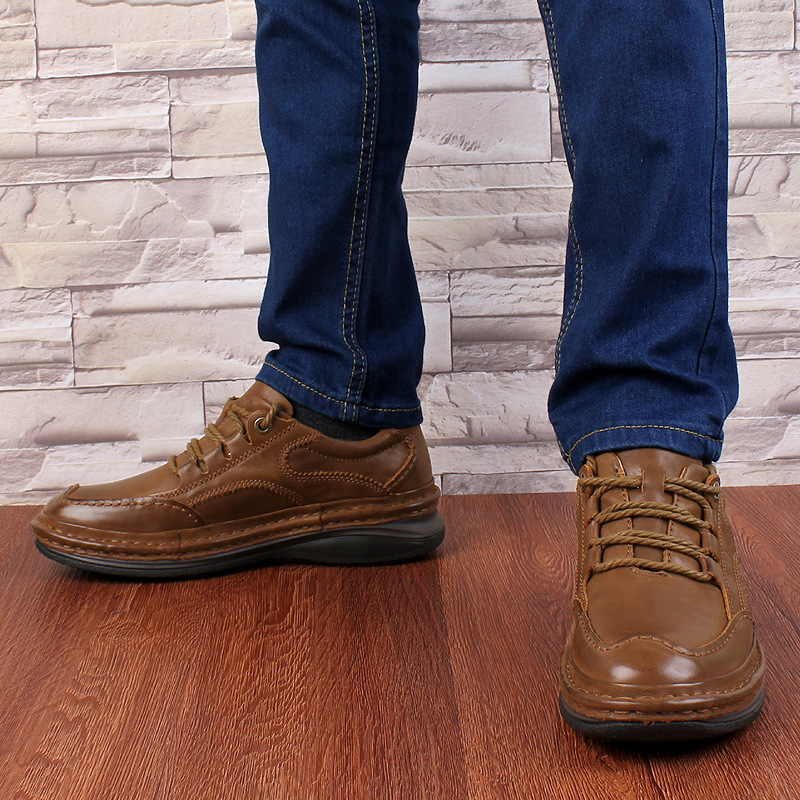 Top Layer Cowhide Non-slip Wear-resistant Handmade Men's Shoes