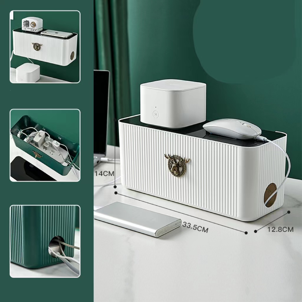 Elk Plastic Wire Organizer Box Storage Box