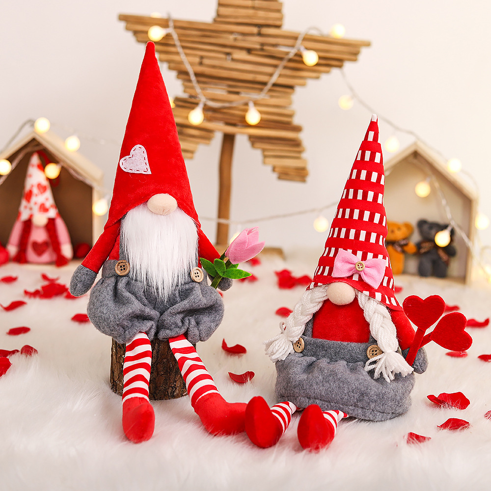 New Love Bow Doll Ornaments