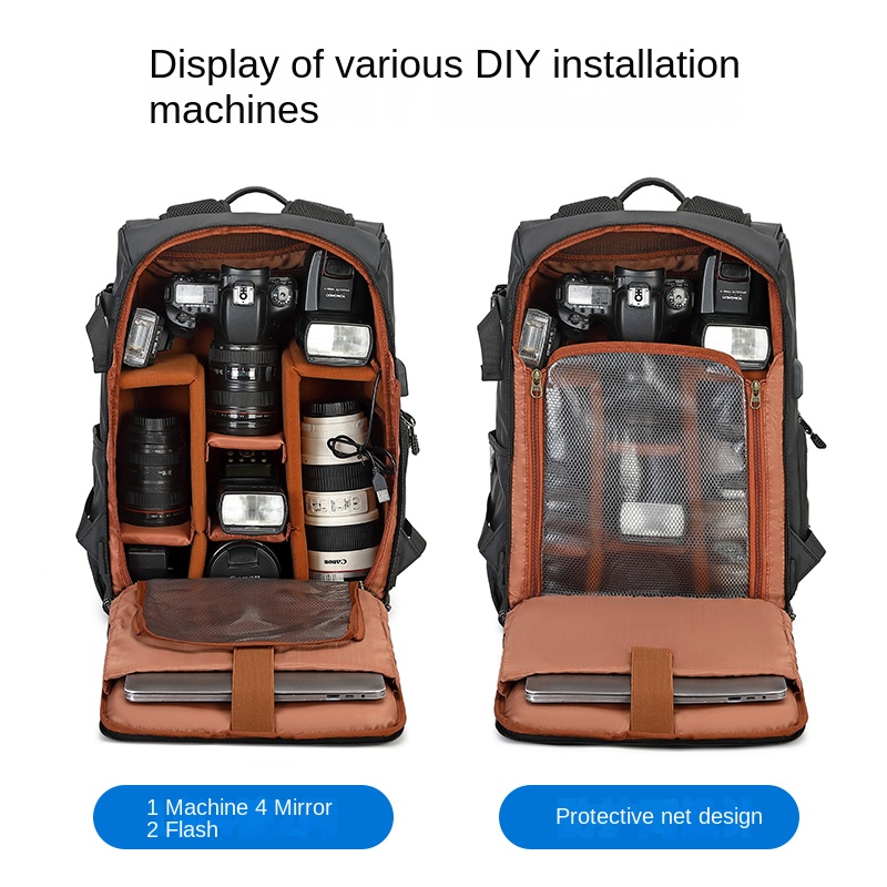 Large Capacity Shoulder Camera Bag