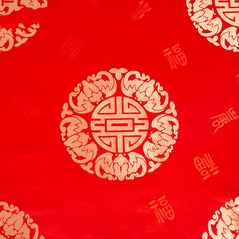 Fashion Chinese Jacquard Silk Satin Fabric