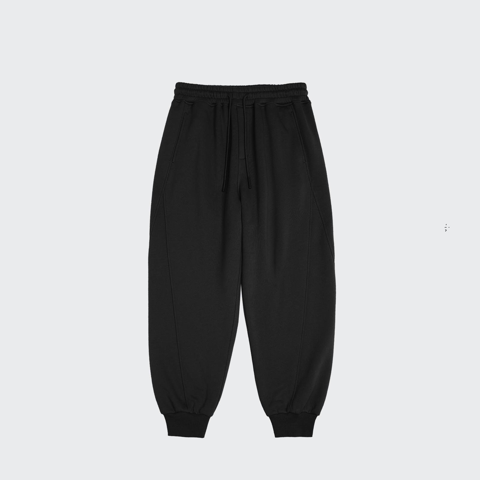 Men's Casual Solid Color Padded Sweatpants