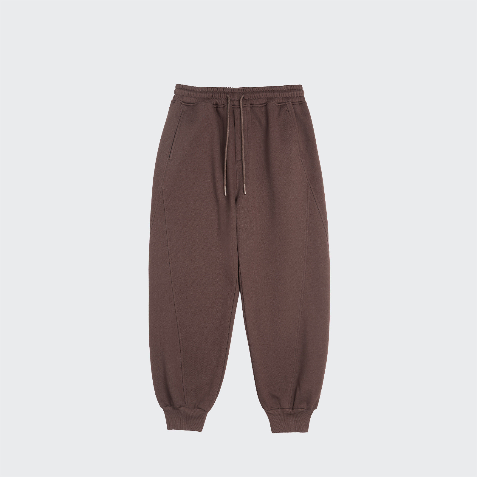 Men's Casual Solid Color Padded Sweatpants