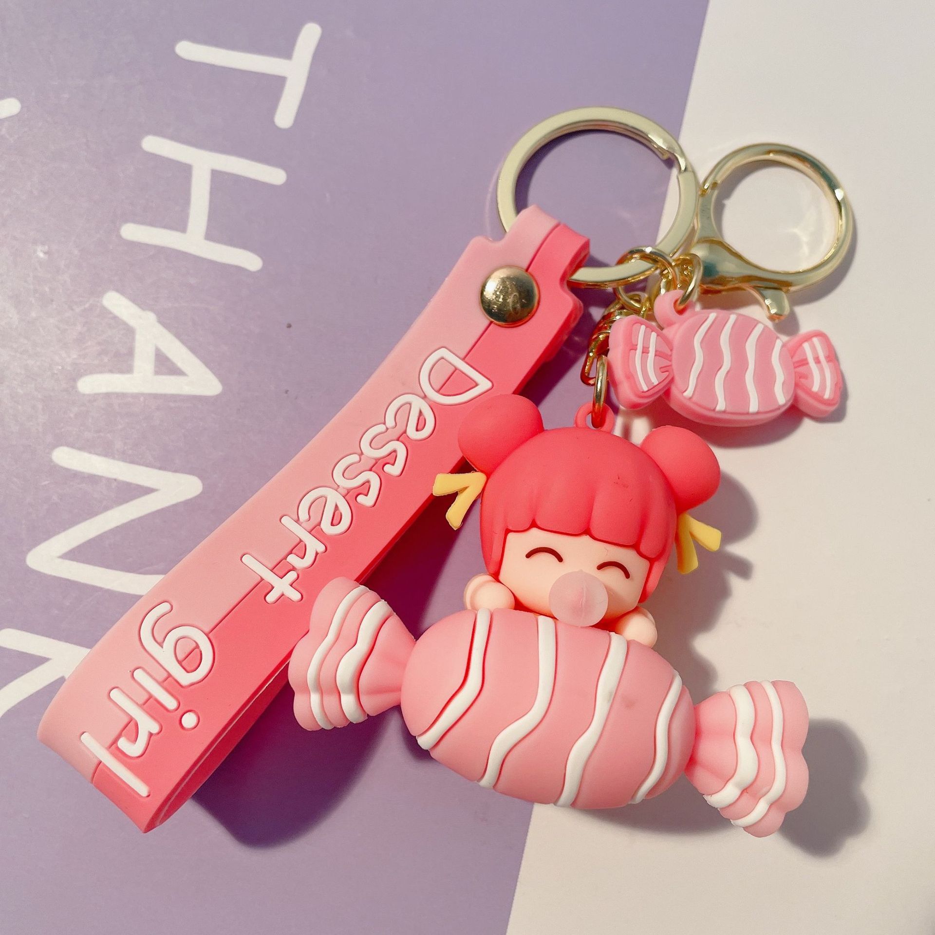 New Cute Bubble Girl Key Chain