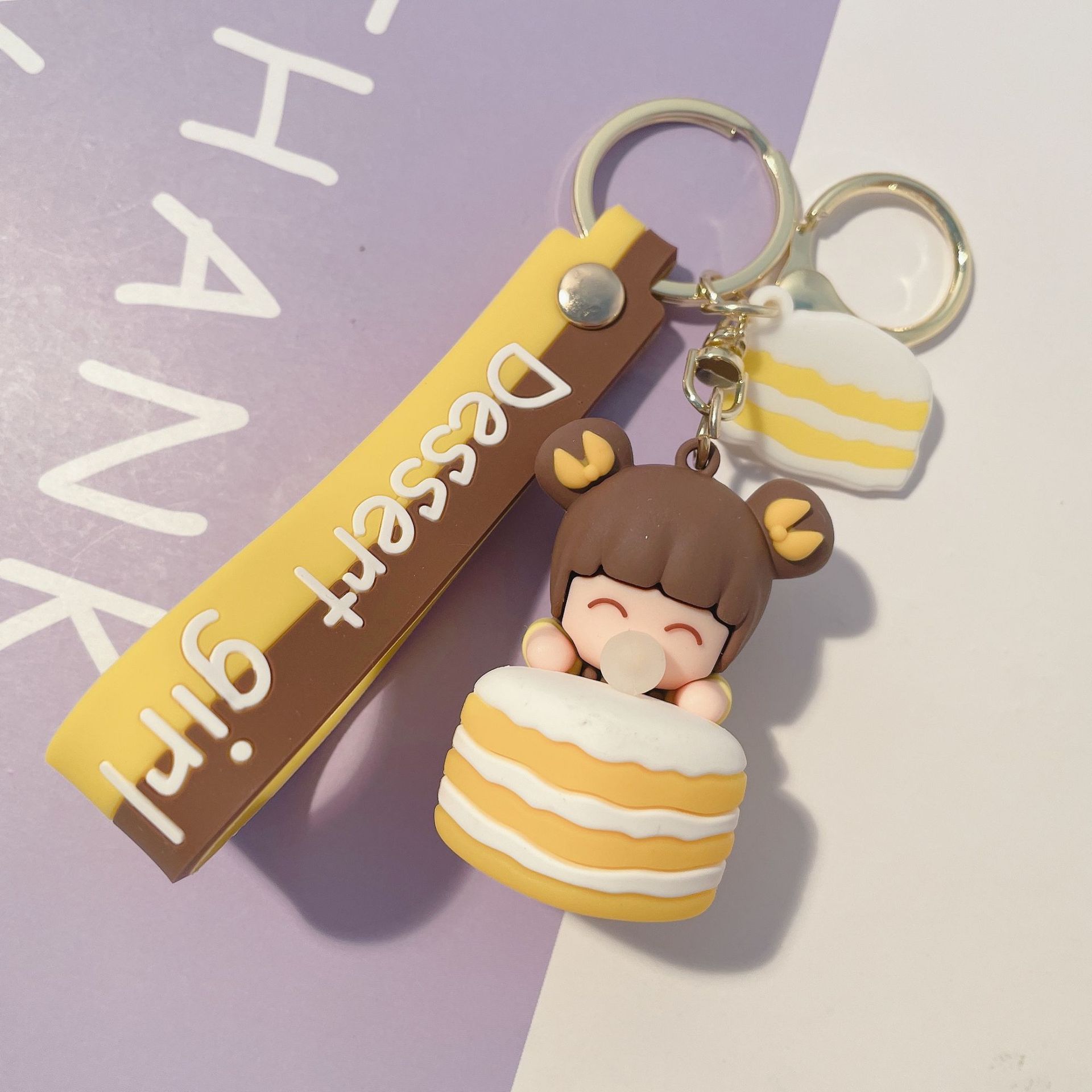 New Cute Bubble Girl Key Chain
