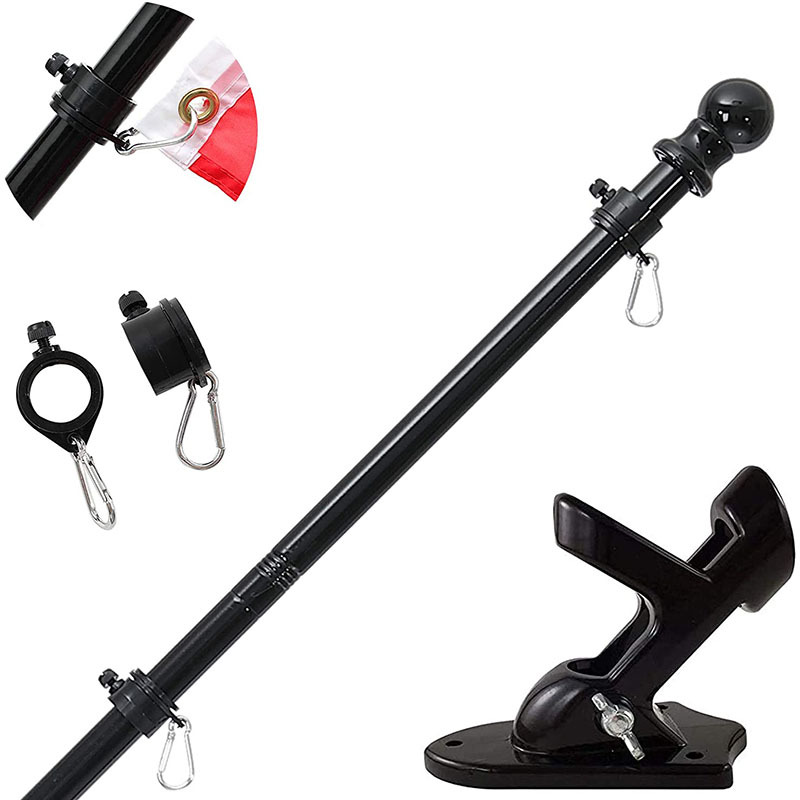 5-section 6ft Outdoor 1.8m Anti-winding Free Rotation Flagpole