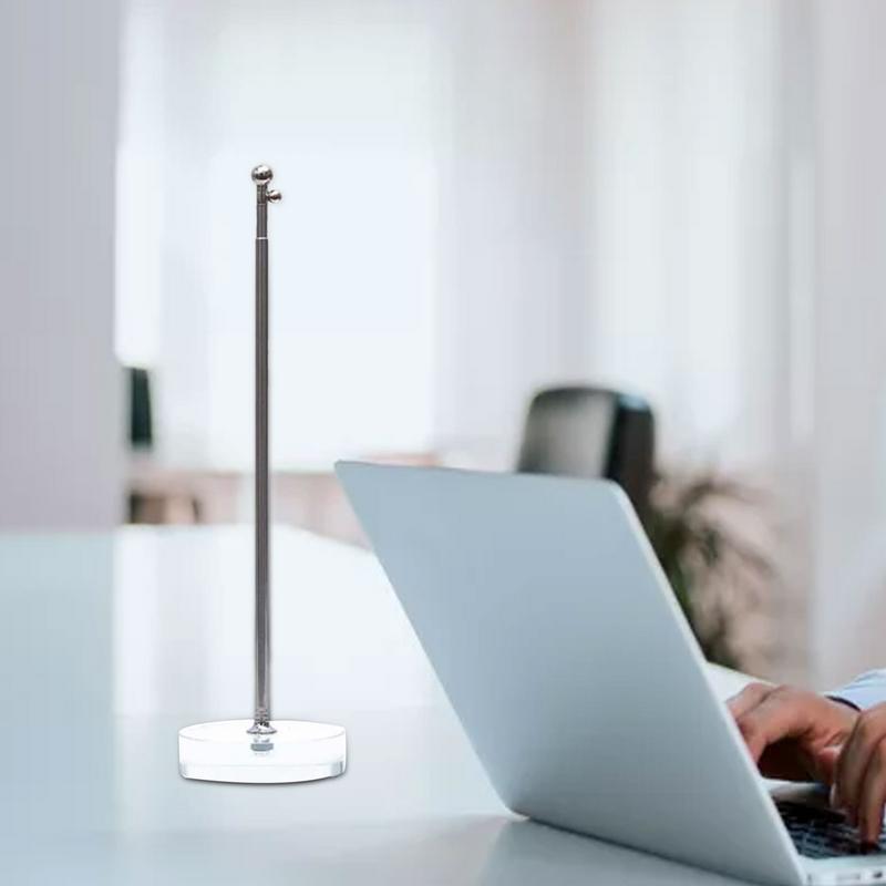 Crystal Base Telescopic Flagpole Ornaments