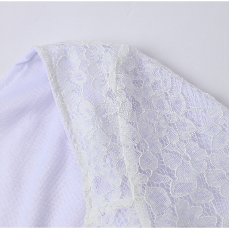 European And American Celebrity Temperament Lace Fur Patchwork Dress