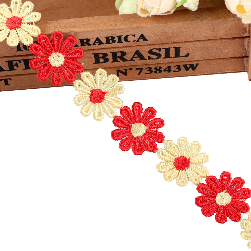Colorful Cuttable Water-soluble Lace Jewelry Accessories