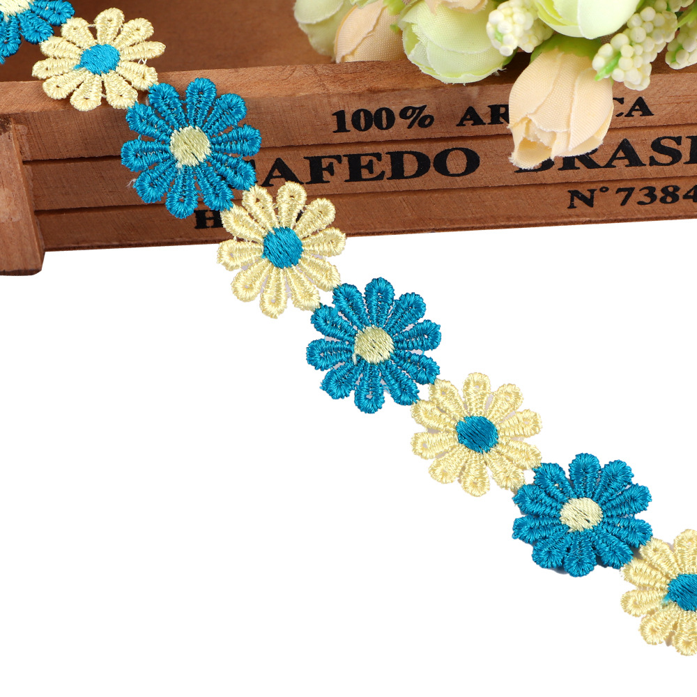 Colorful Cuttable Water-soluble Lace Jewelry Accessories