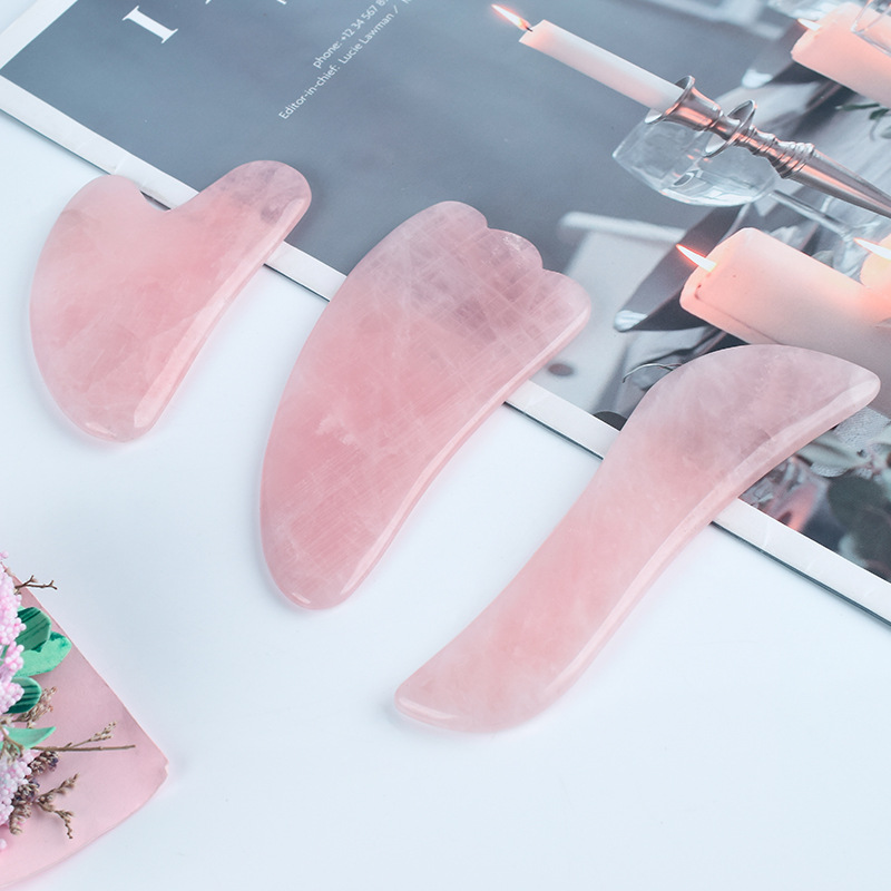 Powder Crystal Jade Scraper Facial Beauty Massager
