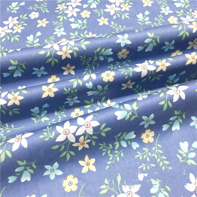 Japanese Small Floral Cotton Twill Fabric
