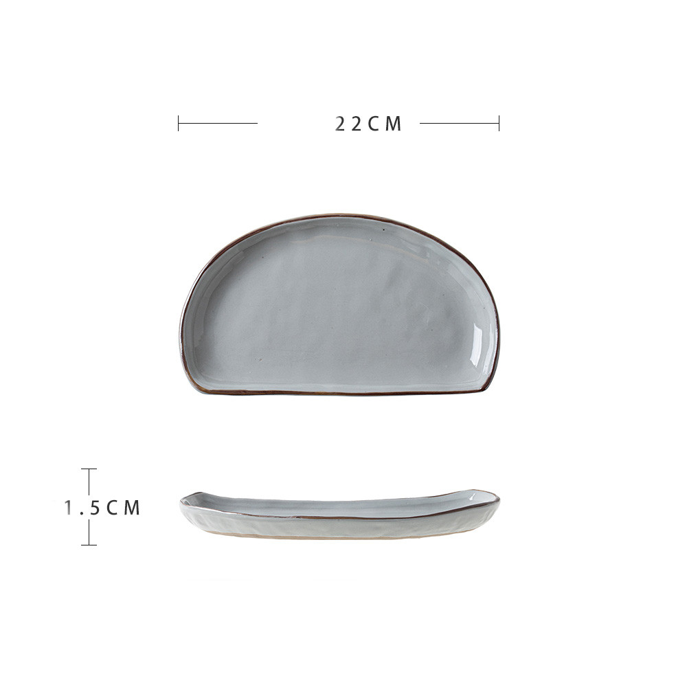 Home Minimalist Creative Ceramic Snack Platter