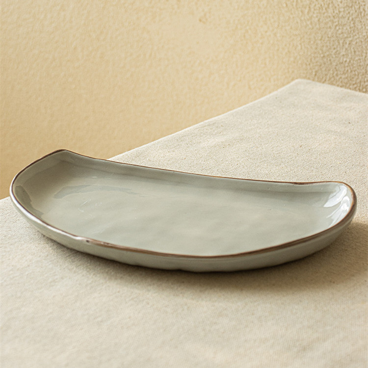 Home Minimalist Creative Ceramic Snack Platter