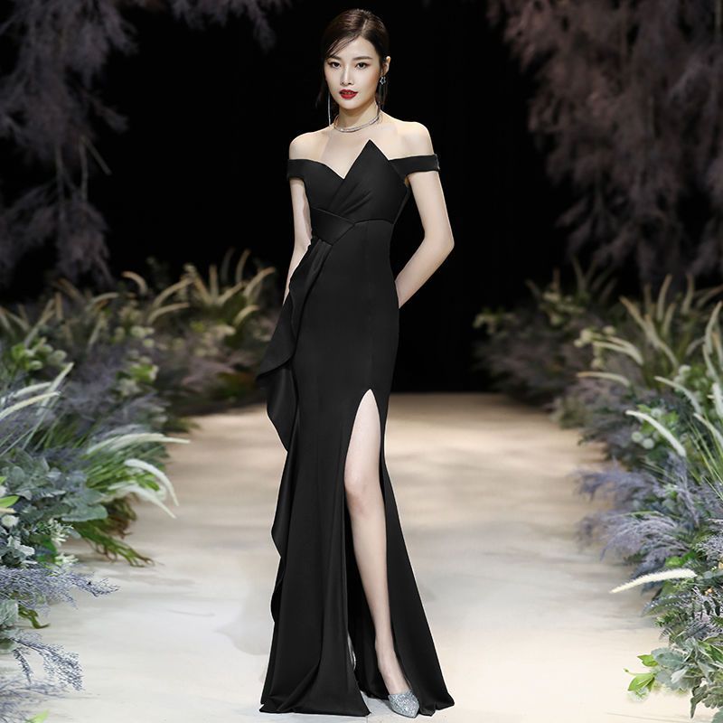 Women's French Style Temperament Celebrity Party Fishtail Dress