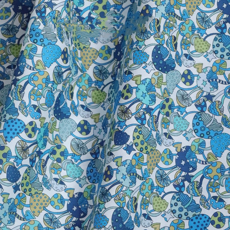 Fiber Cotton Printed Baby Girls' Clothing Dress Fabric