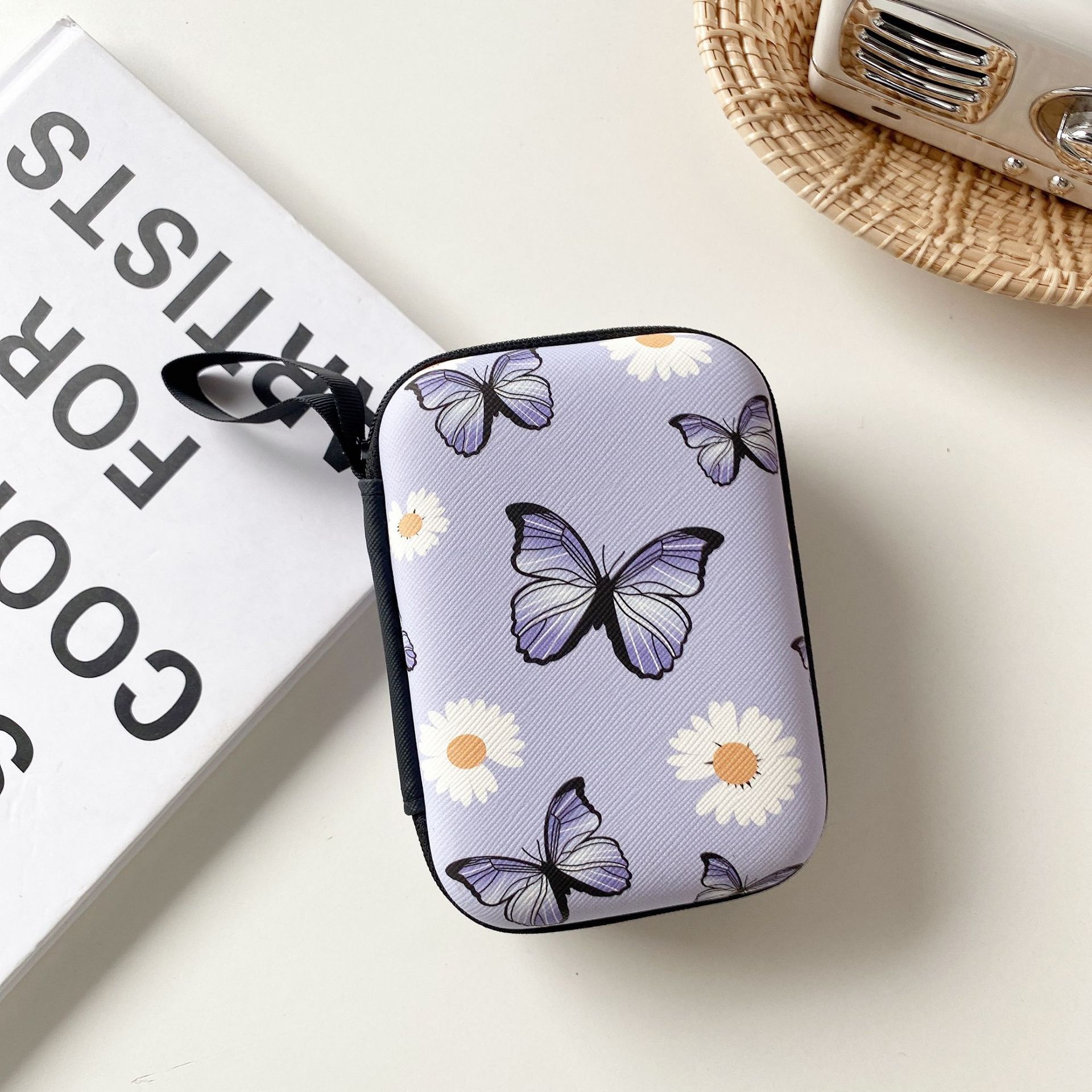 Cartoon Fruit Rectangle Earphone Organizer Bag Large Size